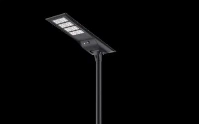 30 W/40 W/50 W/60 W/80 W/100 W120 W LED solare da giardino per esterni con integazione, tutto in un&prime;unica unità solare Leggero