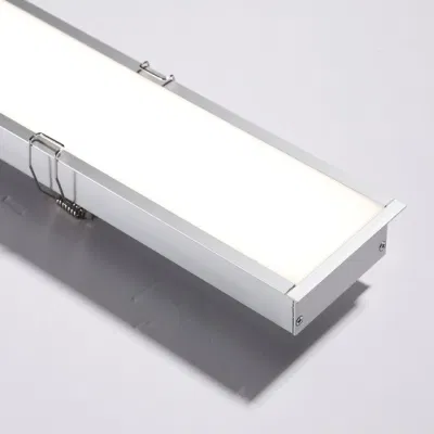 Lampada a LED lineare a profilo incassato rigida collegabile con lampadario decorativo