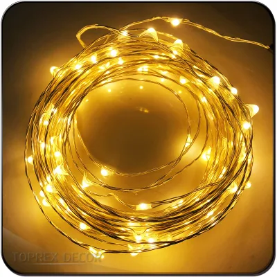 Mini rame a batteria con illuminazione natalizia, con funzionamento a batteria, Giardino delle fate Luci a corda
