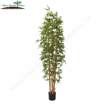 ALBERO DECORATIVO esterno artificiale DA 7 PIEDI Pot. Pianta di bambù