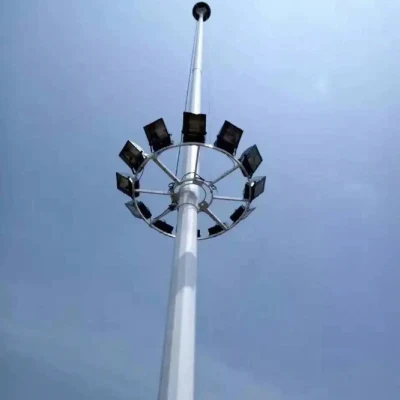 15 m 20 m 25 m 30 m 300 W 400 W 500 W 1000 W 1500 W impermeabile Proiettore a LED per esterni con illuminazione ad alto palo con palo per AirPort Impianto di sollevamento per stadi sportivi