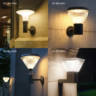 Bollard impermeabile per esterni rotonda IP65 10 W LED da 30 W solare giardino Leggero
