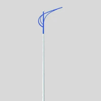 Confezione Goldenbright per autostrada a braccio singolo: Rivestita con sacchetto Bubble Bag Black per illuminazione esterna Poles Light Pole
