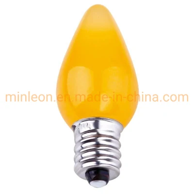 Lampada decorativa LED di alta qualità multicolore da giardino C7 lampadine