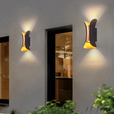 Garden Street cortile decorativo su e giù illuminazione a LED parete Montare la lampada