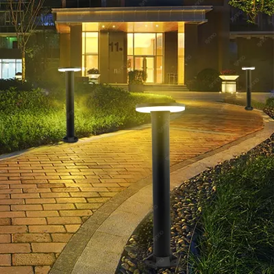 Lampada da giardino a LED impermeabile IP65 per esterni LED da 18 W. Luce a bolo