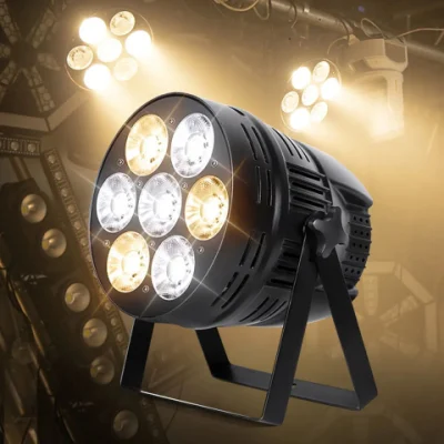 Luci di scena LED con 7 occhi fascio COB Per luce bianca calda per lavaproiettori Club e Stage