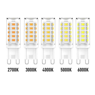 Lampadina LED G9 3W 2700/3000K/4000K/6000K lampada a LED AC220-240V per Luce di criostolo