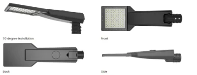Corpo in alluminio pressofuso LED impermeabile facile installazione proiettore Shoebox Light Smart City Road Area commerciale esterna illuminazione LED Street Luci luminari