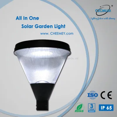 Lampada da giardino a LED all-in-one ad alimentazione solare con litio Batteria