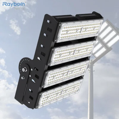Proiettore per esterni da 100 W/150 W/200 W/250 W/300 W/400 W, 500 W, 600 W, lampada LED IP66 per Stadio Pallavolo Pallacanestro Pallacanestro campo da tennis Arena Tunnel Calcio campo sportivo