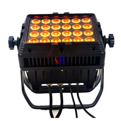 Illuminazione da palco LED RGBW 24 PZ. 10W PAR Light City Color Lavavalunotto IP65 per esterni, luce lavavalunotto impermeabile per edifici