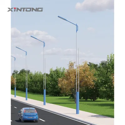 Confezione in cartone Xintong quadrata con approvazione CE da 14 lm/W Smart per un buon servizio Luce solare Street Lamp
