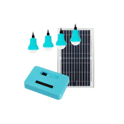Sistema energetico ibrido solare residenziale intelligente portatile per uffici domestici Batteria al litio off-Grid con 4 luci LED