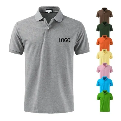 Da uomo personalizzato, morbido e asciutto, 100% cotone o poliestere Logo ricamo Sport pianura bianco Scuola uniforme Business Working Unisex Polo da golf