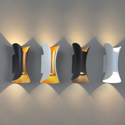 Garden Street cortile decorativo su e giù illuminazione a LED parete Montare la lampada
