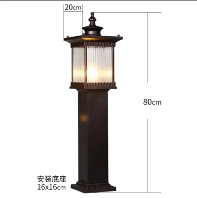 Lampada a LED anti-elettrica illuminazione da parete luce da giardino con energia solare
