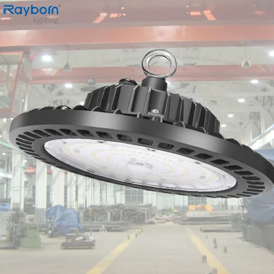 Prezzo all&prime;ingrosso Highbay Industrial UFO illuminazione 100W 150W 200W 250W LED High Bay Light per officina magazzino fabbrica palestra 5 Garanzia annuale