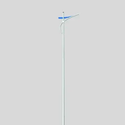 Confezione Goldenbright per autostrada a braccio singolo: Rivestita con sacchetto Bubble Bag Black per illuminazione esterna Poles Light Pole