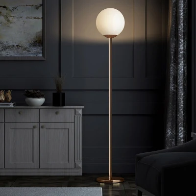 Lampada da camera Nordic Modern Simple Gold e Glass Piantana a LED Gold (WH-MFL-70)