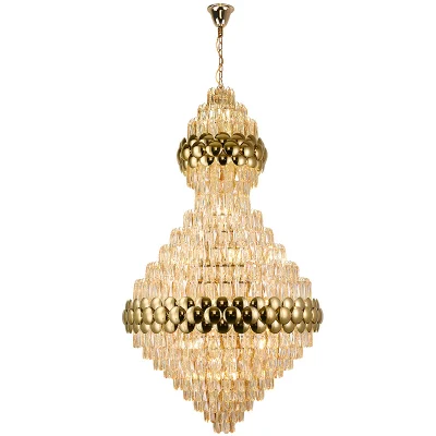 Esclusivo lampadario a braccio K9 in cristallo personalizzato, con ampia scala e lampada a sospensione Lampada decorativa