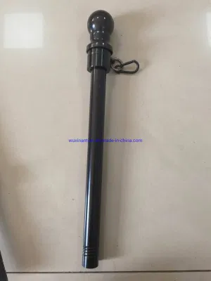 Spazzola in alluminio/acciaio inox asta telescopica per esterni anodizzata con bandiera