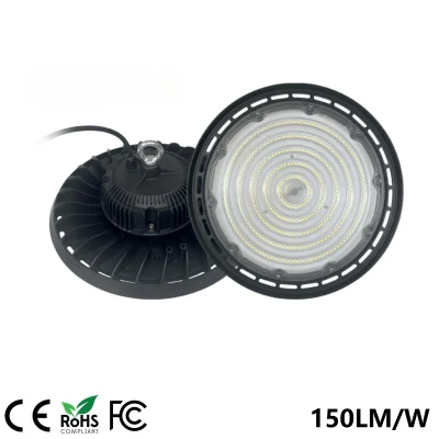 Company Prezzo diretto 5 anni garanzia driver isolato 150 W 150 lm/W. Luce a LED ad alloggiamento alto UFO