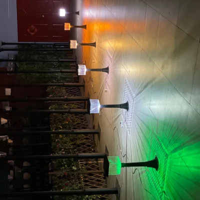 Riflettore Luminarias luce applique LED a batteria esterno Lampara Lampadaire Solaire Bollard lampada solare da giardino luci