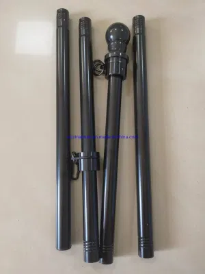 Spazzola in alluminio/acciaio inox asta telescopica per interni anodizzata
