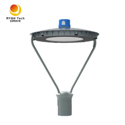 Illuminazione pubblica, 220 V, montante rotondo, lampada da giardino a LED da 100 W.