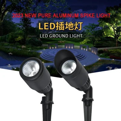 Lampada LED COB da 10 W per esterni a luce naturale impermeabile, con giardino e albero a luccio Leggero