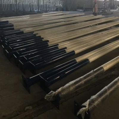 10 anni di garanzia IP65 3m 4m 5m 6m 7m 8m 9m 10m 11m 12m Cina Produttore zincato Q235 acciaio solare Colonna Street Light Pole Road