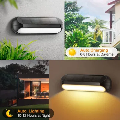 Ecologico solare Backyard luci balcone Stair Fence Solar Powered Floor Applique impermeabile per esterni LED Ground