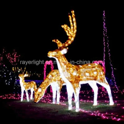 Tall Teddy Bear Large Outdoor Home Festival Park decorazione di Natale Luci a LED Motif
