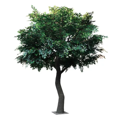 Grande tall plastica artificiale verde Ficus albero plastica artificiale Banyan Albero artificiale per interni decorazione esterna