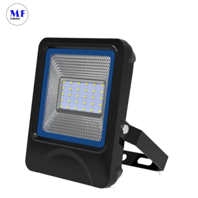 Telecomando ad angolazione multipla sport 10 W 20 W 30 W 50 W 100 W. Illuminazione del lotto di parcheggio per esterni proiettore LED RGB ad alta potenza Proiettore