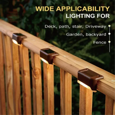 Impermeabile Giardino solare Outdoor Yard Light LED patio luci Stair Lampada solare