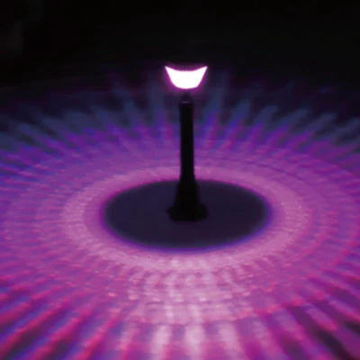 Luci solari da giardino impermeabili all&prime;esterno per vialetti luce decorativa Bollard Luce per prato a LED per la circolazione su strada