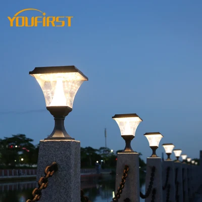 Lampada a fotocellula a LED solare impermeabile per esterni IP65 Luce montante