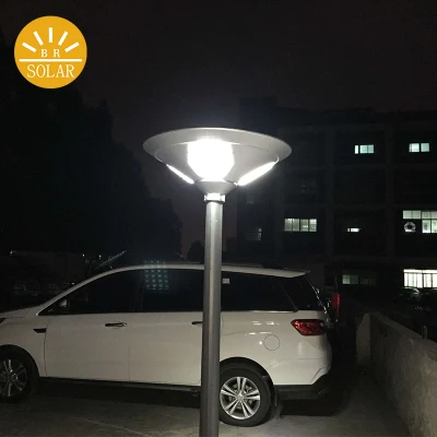 ISO9001 15 W 20 W 30 W 40 W UFO All in One Solar Luce LED a LED a energia elettrica all&prime;aperto Garden Road Waterproof Park Con batteria al litio