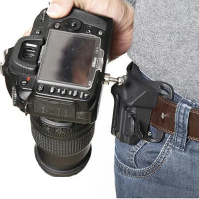 Fotocamere DSLR cinghia fibbia clip di montaggio a pulsante a caricamento rapido difficile Custodia in plastica Ci10210