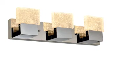 3 lampada da bagno a LED decorativa per montaggio a parete per specchio