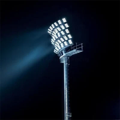 Solare/LED faretto/proiettore galvanizzato acciaio/metallo Sport/Stadio/esterno/strada lampada ad alto palo/illuminazione/palo luminoso con prezzo all&prime;ingrosso/Produttore/fabbrica