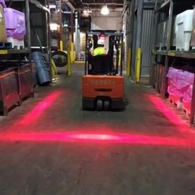 Luce di sicurezza carrelli elevatori a forche da 20 W buon prezzo per magazzino industriale