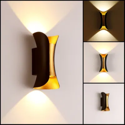 Garden Street cortile decorativo su e giù illuminazione a LED parete Montare la lampada