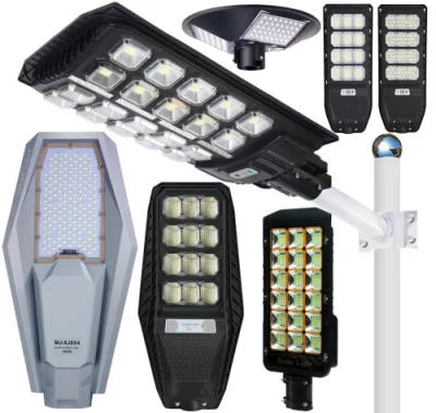 Cina Solar Produttore alluminio 2000/1000/800/600/500W/400/300/200/100W sensore LED IP66 Street Outdoor All in one Camera ABS COB Wall Flood Garden Road Leggero
