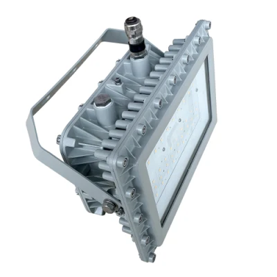 Luci a LED a prova di esplosione Highbay IP67 per gas pericolosi zona 1 Con proiettore ad alloggiamento alto certificato ATEX 80 W-200 W.