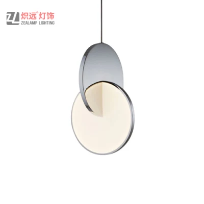 Soggiorno interno decorativo lampada a sospensione in acciaio inox