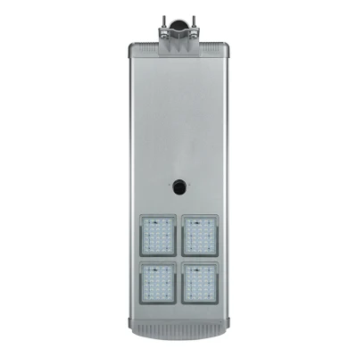 Solare a risparmio energetico integrato all-in-one impermeabile IP65 per esterni Luce da giardino a LED per strada con sistema di sensori di movimento E batteria al litio