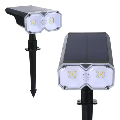 2023nuovo sensore di movimento solare impermeabile per esterni LED Spike Garden Lawn Leggero